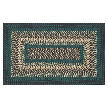 Pine Grove Jute Braided Rug Rect. with Rug Pad 3'x5' VHC Brands - The Fox Decor